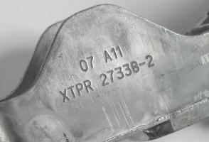 Direct Part marking of a car frame